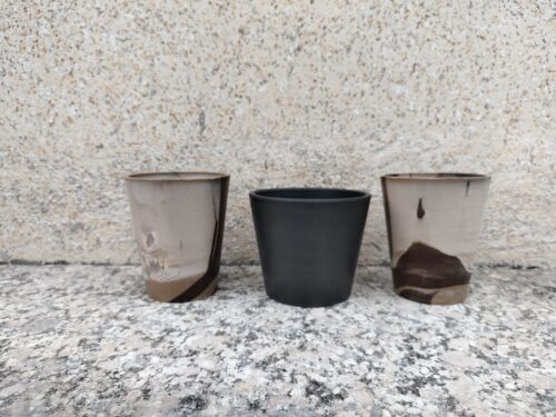 coffee cup planters - office desktop decor planters - flowerplantpots.com