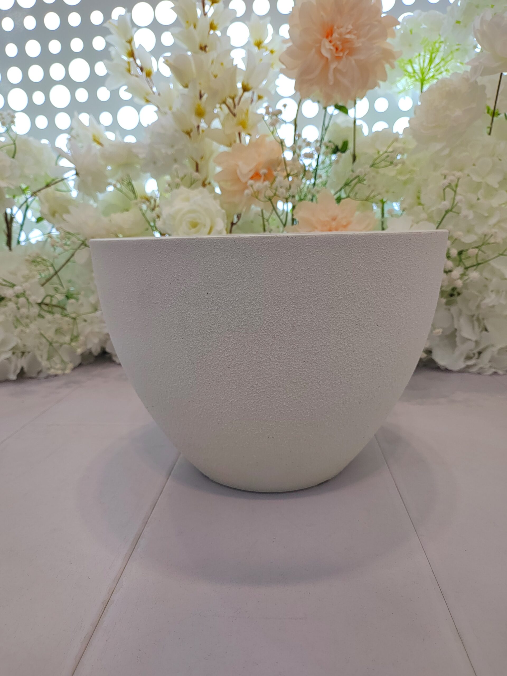 Bowl Planters - Polystone Planters - Lightweight durable shatterproof Planters 2